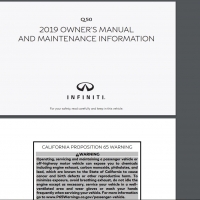 Infiniti Q50 2019 Owner's Manual